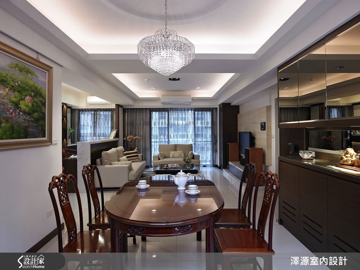 32 坪的單層住宅,屋主為企業主,除了完備的生活機能